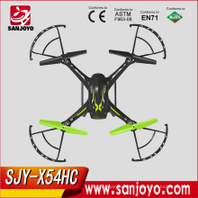 Original Syma X54HC 2.4G 4CH 6 ejes Rc Drone con cámara de 2MP RC Quadcopter Altitude Hold LED